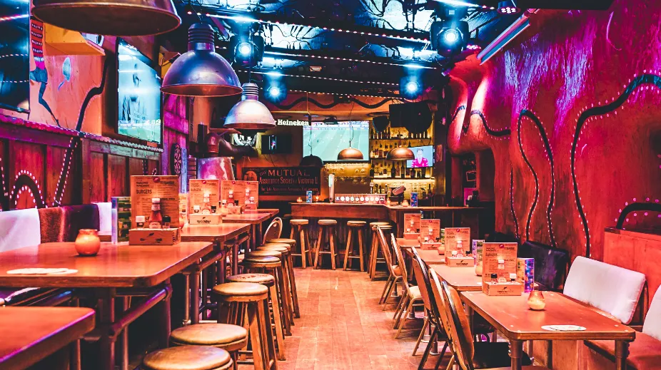 Inside Coco’s Outback in Amsterdam.