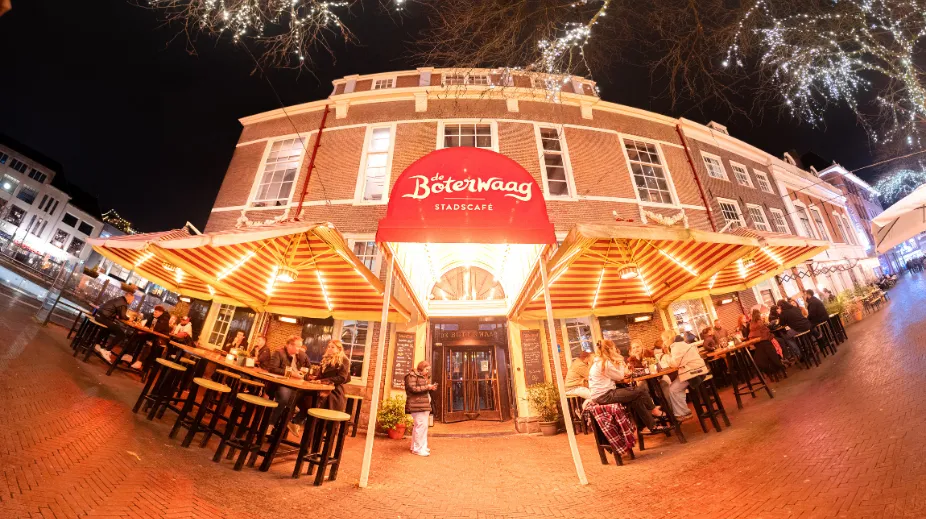 Stadscafé De Boterwaag on the Grote Markt in The Hague.