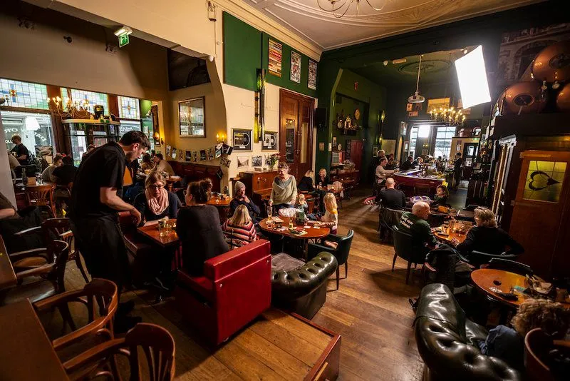 Inside Paddy O’Ryan in Leeuwarden.