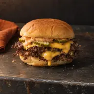 Photo of a smash burger